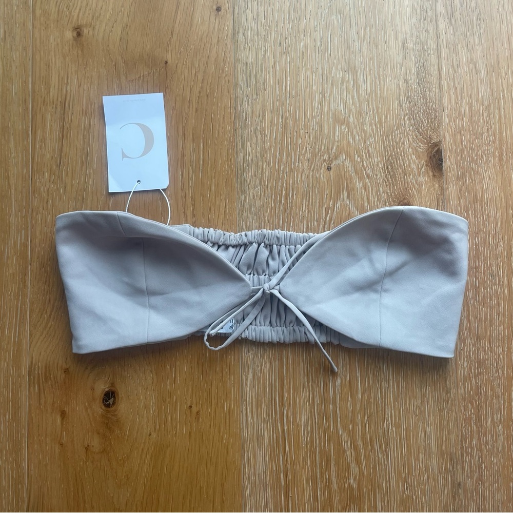 Strapless Tie Tube Top